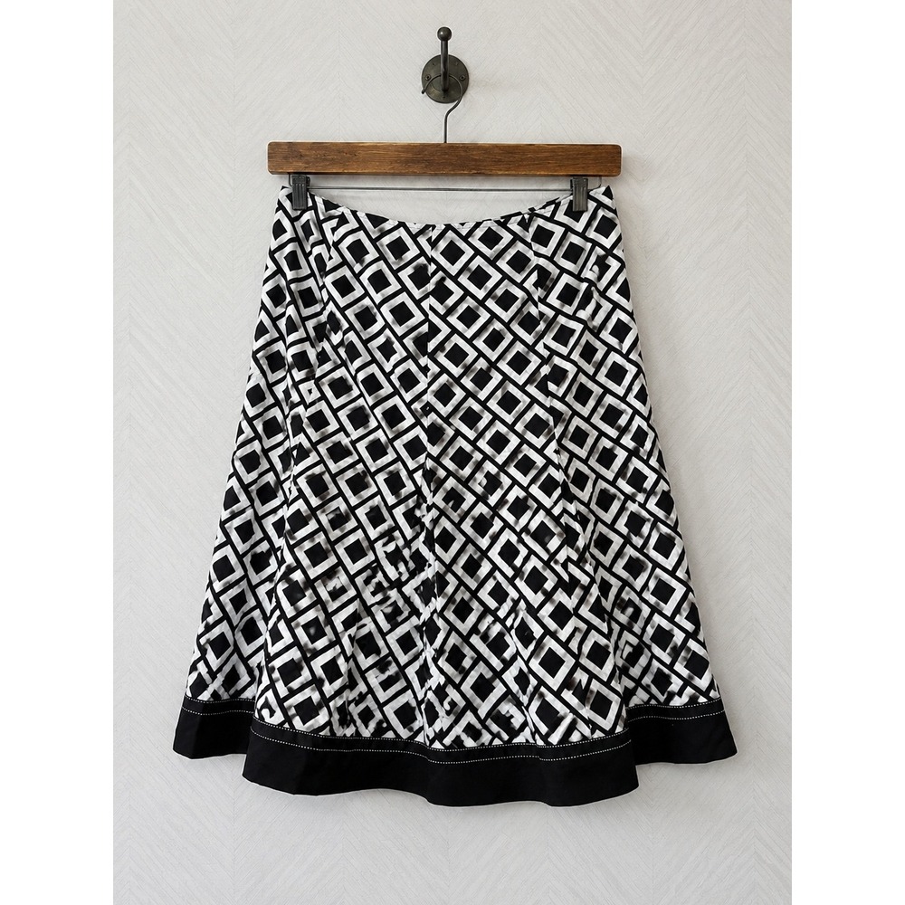 RB Collection A-Line Skirt Geometric Diamond Print Size 16